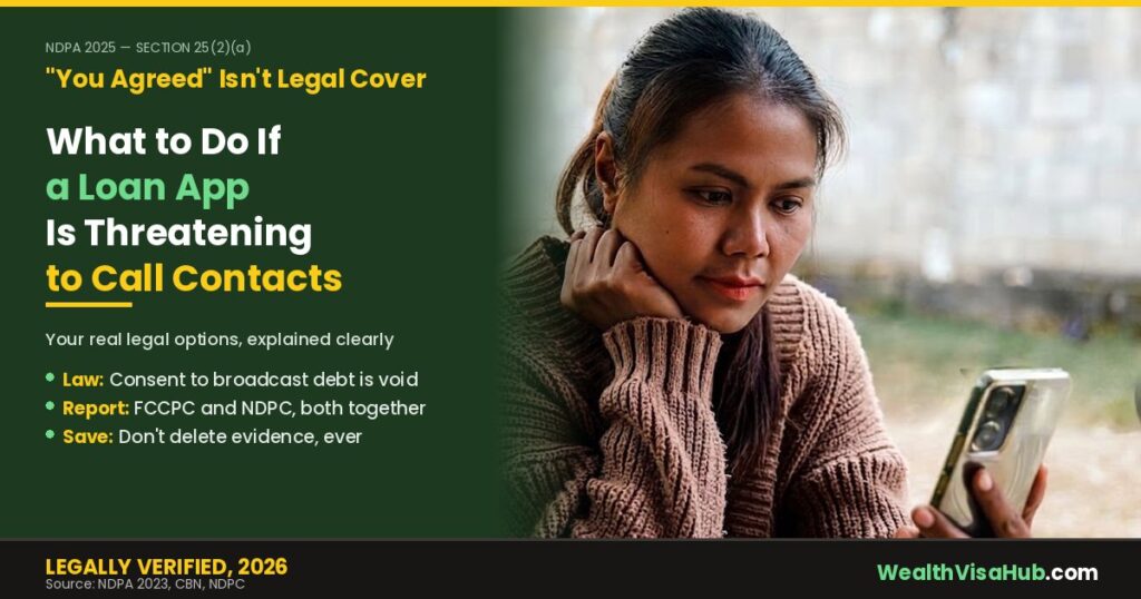 loan app calling my contacts Nigeria